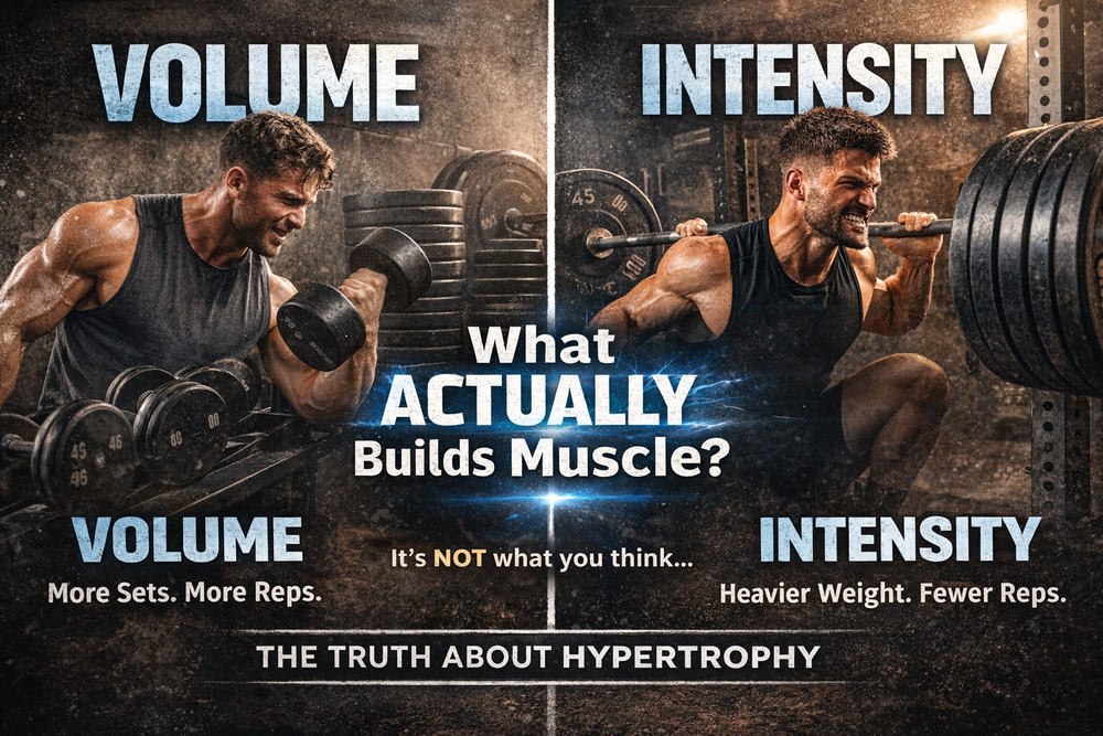 Volume vs Intensity: What Actually Drives Hypertrophy? – jecodefitness